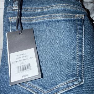 Re/done redone Blue Jeans 90s mid rise ankle crop 25 color: worn vintage